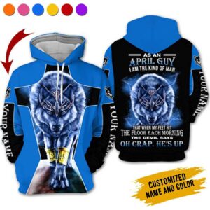 Personalized Name April Guy 3D All Over Printed Clothes VN2611V4