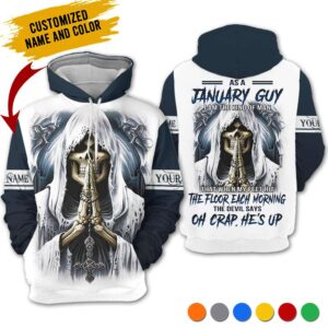Personalized Name January Guy 3D All Over Printed Clothes TB73A1