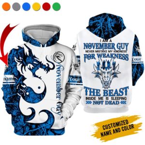 Personalized Name November Guy 3D All Over Printed Clothes VN0304211