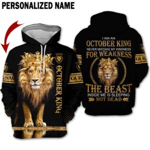 Personalized Name October Guy 3D All Over Printed Clothes AA1M10