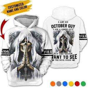 Personalized Name October Guy 3D All Over Printed Clothes TB245E10
