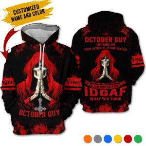 Personalized Name October Guy 3D All Over Printed Clothes AA50A10