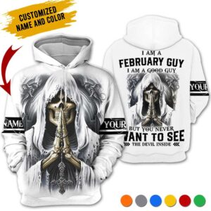 Personalized Name February Guy 3D All Over Printed Clothes TB245E2