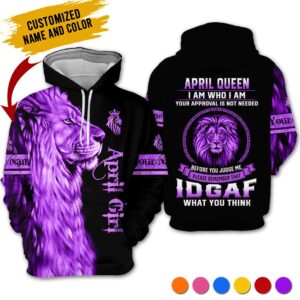 Personalized Name April Girl 3D All Over Printed Clothes AA11A4