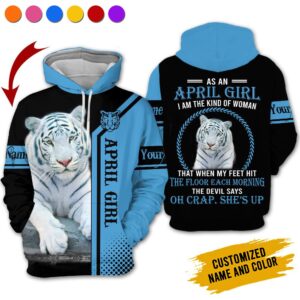 Personalized Name April Girl 3D All Over Printed Clothes VT00320T4