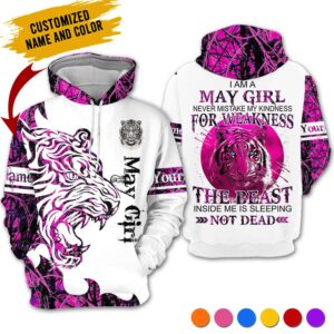 Personalized Name May Girl 3D All Over Printed Clothes TH175R5
