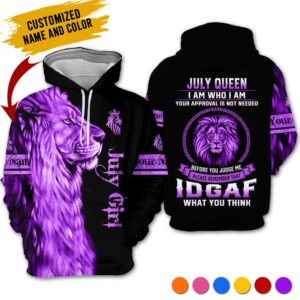 Personalized Name July Girl 3D All Over Printed Clothes AA11A7