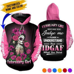 Personalized Name February Girl 3D All Over Printed Clothes TL110322