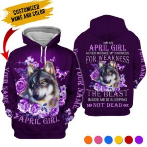 Personalized Name April Girl 3D All Over Printed Clothes TB26031C4