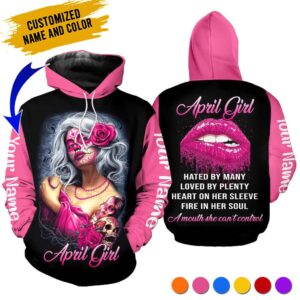 Personalized Name April Girl 3D All Over Printed Clothes TB170310C4