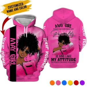 Personalized Name May Girl 3D All Over Printed Clothes DN1112R5