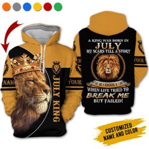Personalized Name July Guy 3D All Over Printed Clothes VN2809A7