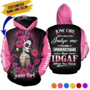 Personalized Name June Girl 3D All Over Printed Clothes TL110326
