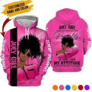 Personalized Name July Girl 3D All Over Printed Clothes DN1112R7