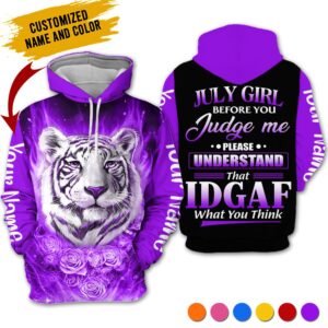 Personalized Name July Girl 3D All Over Printed Clothes TN2001H7