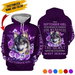 Personalized Name September Girl 3D All Over Printed Clothes TB26031C9