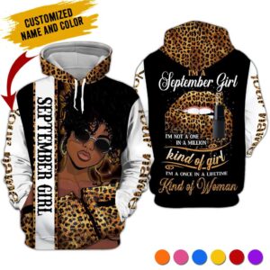 Personalized Name September Girl 3D All Over Printed Clothes VT02819M9