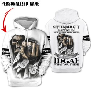 Personalized Name September Guy 3D All Over Printed Clothes TH88M9