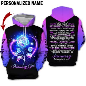 Personalized Name  Girl 3D All Over Printed Clothes AA0605B1
