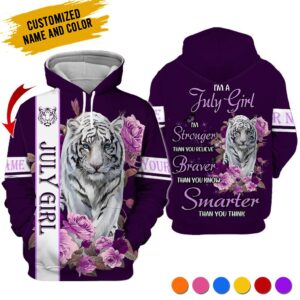 Personalized Name July Girl 3D All Over Printed Clothes TP227A7