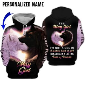 Personalized Name May Girl 3D All Over Printed Clothes TP2109V5