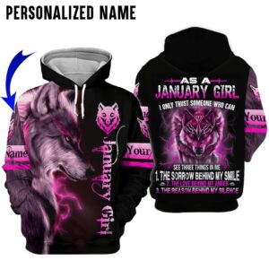 Personalized Name January Girl 3D All Over Printed Clothes VT2103211