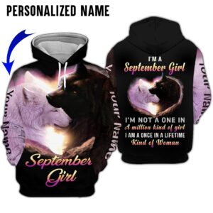 Personalized Name September Girl 3D All Over Printed Clothes TP2109V9