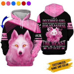 Personalized Name December Girl 3D All Over Printed Clothes NN099E12