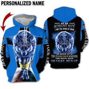 Personalized Name August Guy 3D All Over Printed Clothes VN2611V8