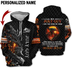 Personalized Name July Guy 3D All Over Printed Clothes DN31B7