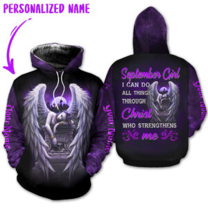 Personalized Name September Girl  3D All Over Printed Clothes TD270121M9