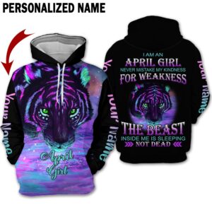 Personalized Name April Girl 3D All Over Printed Clothes AA08114