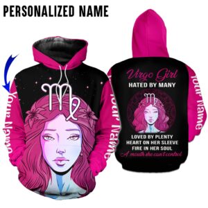 Personalize Name Virgo Girl 3D All Over Printed Clothes TB028Z1312