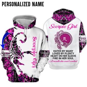 Personalize Name Scorpio Girl 3D All Over Printed Clothes DN028Z3010