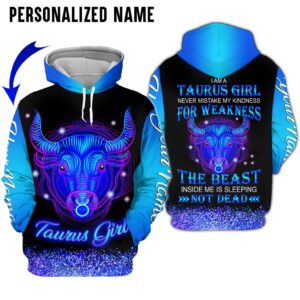 Personalize Name Taurus Girl 3D All Over Printed Clothes TP028Z2111