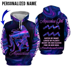 Personalize Name Aquarius Girl 3D All Over Printed Clothes TP028Z221