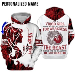 Personalize Name Virgo Girl 3D All Over Printed Clothes TB028Z1412