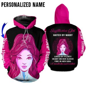 Personalize Name Sagittarius Girl 3D All Over Printed Clothes TB028Z139