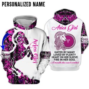 Personalize Name Aries Girl 3D All Over Printed Clothes DN028Z302