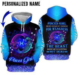 Personalize Name Pisces Girl 3D All Over Printed Clothes TP028Z218