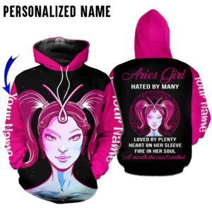 Personalize Name Aries Girl 3D All Over Printed Clothes TB028Z132