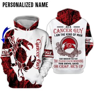 Personalize Name Cancer Guy 3D All Over Printed Clothes AA028Z83