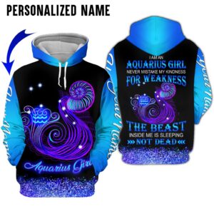 Personalize Name Aquarius Girl 3D All Over Printed Clothes TP028Z211