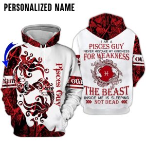 Personalize Name Pisces Guy 3D All Over Printed Clothes AA028Z108