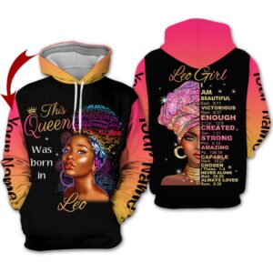 Personalized Name Leo Girl 3D All Over Printed Clothes AA0404A6