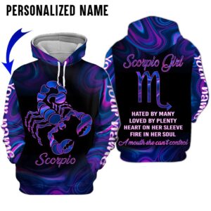 Personalize Name Scorpio Girl 3D All Over Printed Clothes TP028Z2210
