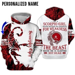 Personalize Name Scorpio Girl 3D All Over Printed Clothes TB028Z1410