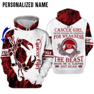 Personalize Name Cancer Girl 3D All Over Printed Clothes TB028Z143