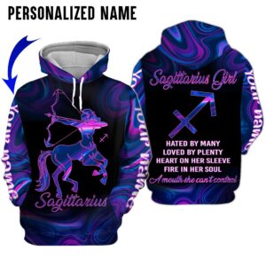 Personalize Name Sagittarius Girl 3D All Over Printed Clothes TP028Z229