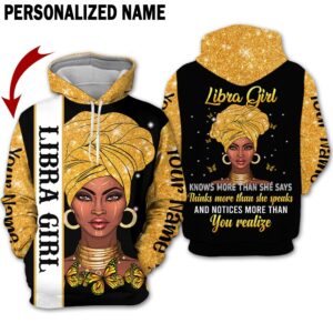 Personalized Name Libra Girl 3D All Over Printed Clothes AA0504A7
